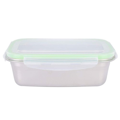 850ml Portable Stainless Steel Lunch Box Sealing Food Box Container for Outdo...