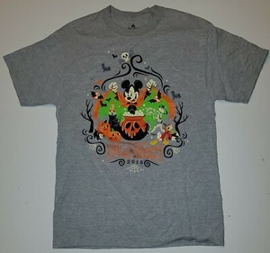 Disney Parks Happy Halloween 18 T Shirt Dracula Mickey Mouse Adult Medium Ebay