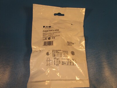Eaton C22S-WKV-K02, Selector Switch Non-Illuminated 2NC 2 Position