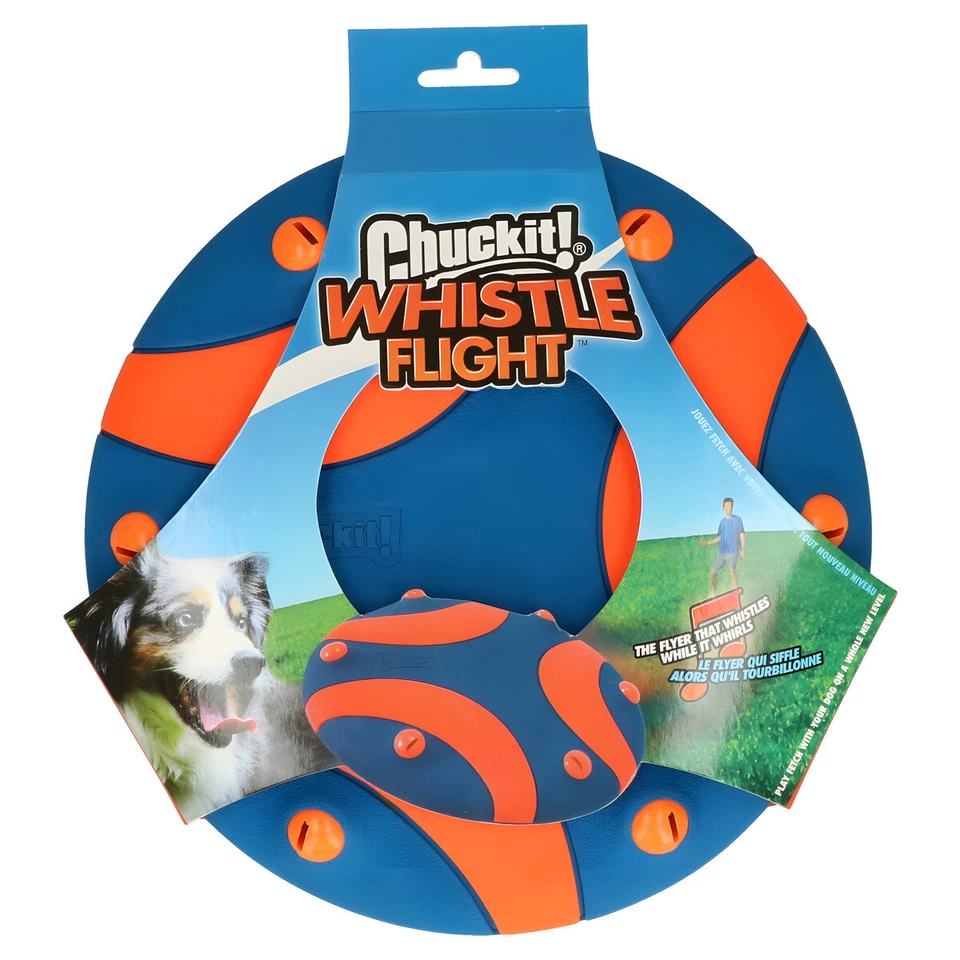 Chuckit! Hundespielzeug Whistle Flight 18cm - Frisbee mit Pfeifgeräusch - Bild 2 von 3