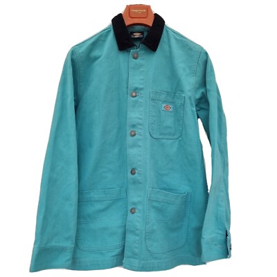 Dickies Duck Egg blaue dicke Canvas-Jacke Jacke Herren Größe Small neu mit Etikett neu