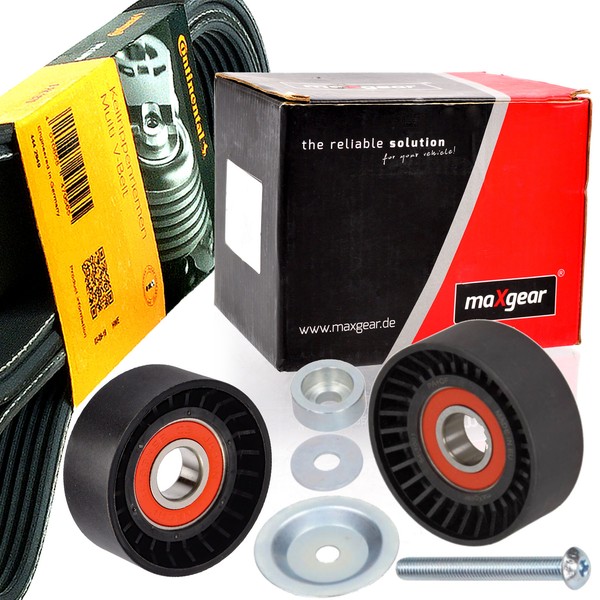 Contitech 6PK1845 Keilrippenriemen + Rolle FüR Ford Mondeo IV Volvo S80 II 2.0-image