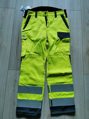 Kübler Protectiq high Vis Hose PSA 3 ARC 2 warngelb/anthrazit Größe 26 L Aramid 