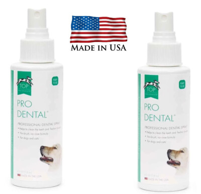 2-Top Performance DENTAL SPRAY DOG CAT PET*Clean TEETH, Mouth-REDUCE  ODOR,TARTER