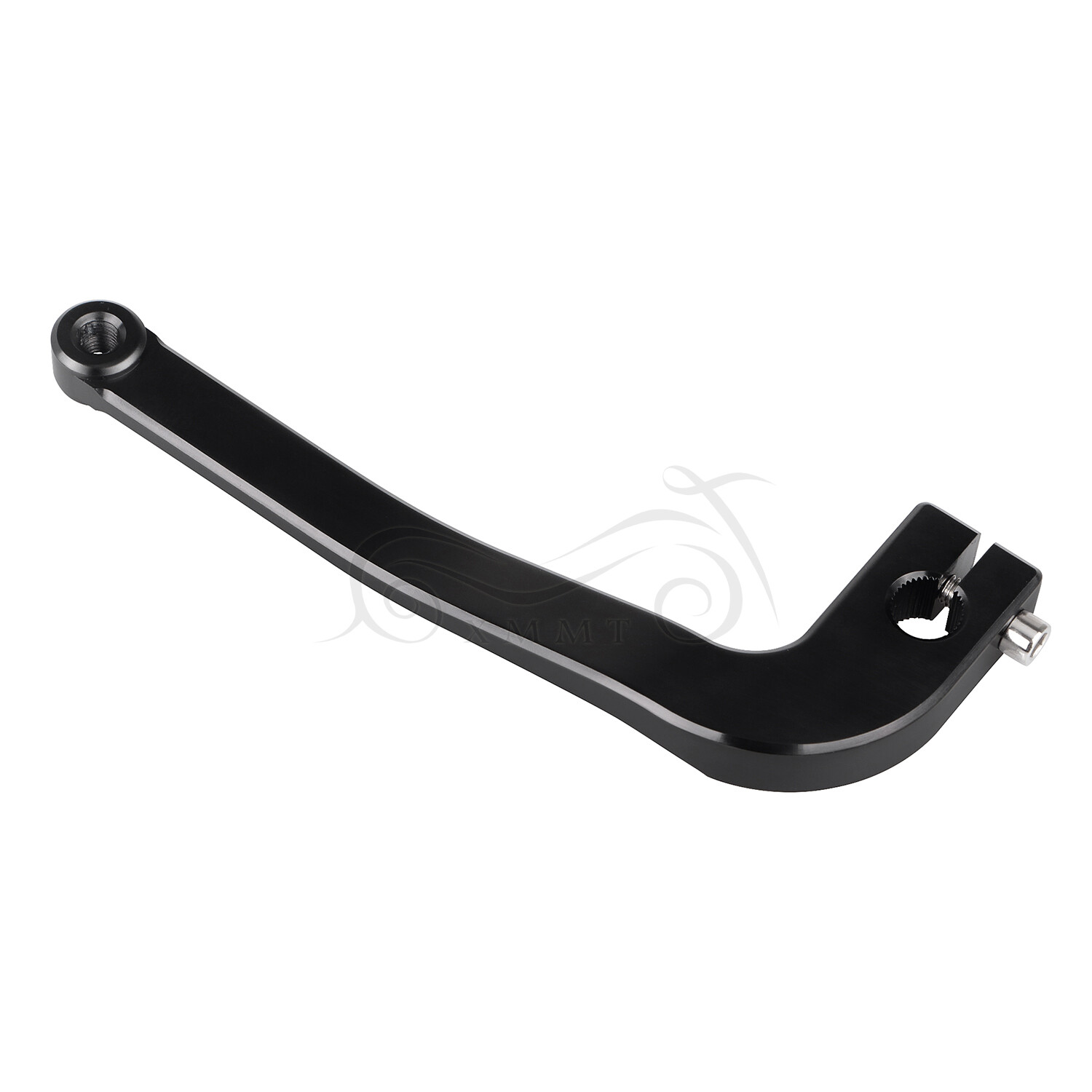 Black CNC Shift Shifter Lever Arm For Harley Dyna 07-16 Fat Street Bob FXDF FXDB