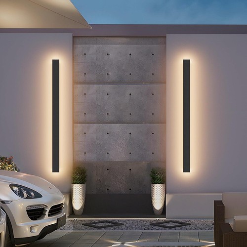 LED Long Wall Sconce Outdoor & Indoor For Porch Light Patio Front Door Garden - Picture 9 of 11