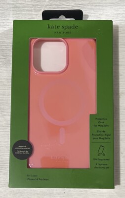 Kate Spade New York Hardshell Case For Apple iPhone 14 Pro Max, Grapefruit Soda