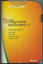 Microsoft Office Home and Student 2007 Old Version 