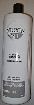 Nioxin System 1 Cleanser Shampoo Natural Hair Light Thinning - 33.8 fl oz
