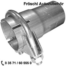 55 mm außen auf 55 mm innen Schelle Adapter ...
