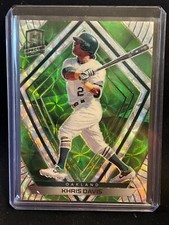 Khris Davis 2020 Chronicles Spectra Green Neon #35/49 - Athletics