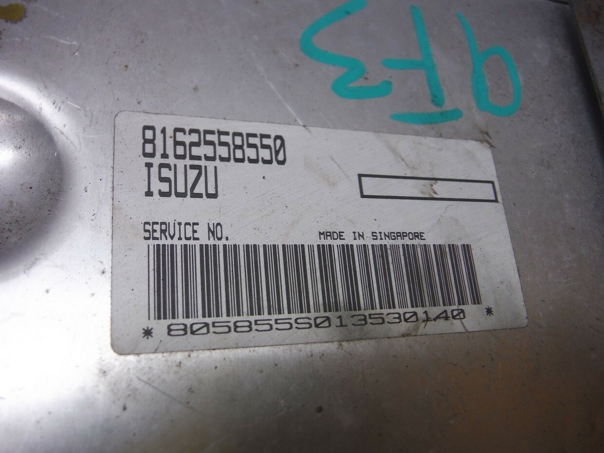 1999 ISUZU RODEO S 4X4 A/T ENGINE CONTROL MODULE ECU PCM OEM 1999 ISUZU RODEO S 4X4 A/T ENGINE CONTROL MODULE ECU PCM OEM