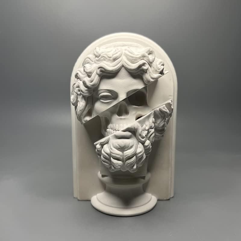 Zeus Statue,5.11 Inch Greek God Statues,Resin King of Gods Greek Mythology Decor