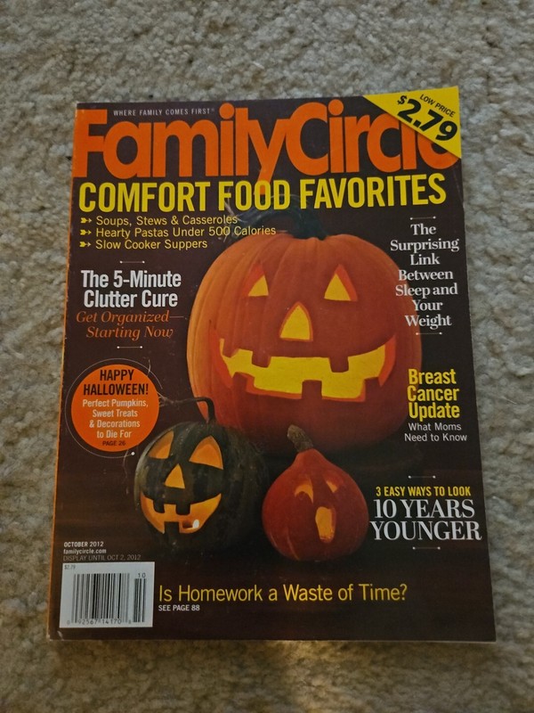 Family Circle - October 2012 - Comfort Food Favorites - Lose Weight While Asleep