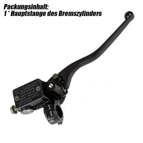 22mm Rechts Bremspumpe Bremszylinder Bremshebel Schwarz Fuer Roller Motorrad DE - Bild 5 von 9