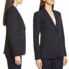 Nordstrom Signature One Button Blazer In Navy Night Size Xl - Nwt