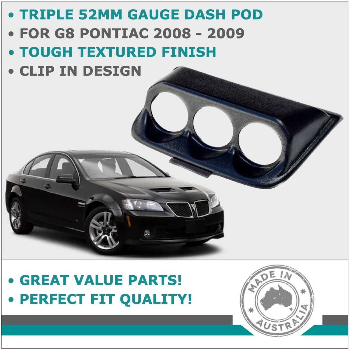 Pontiac g8 cheap gauge pod