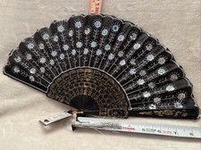 Chinese/Spanish Style Dance Wedding Party Lace Silk Folding Hand Held Flower Fan