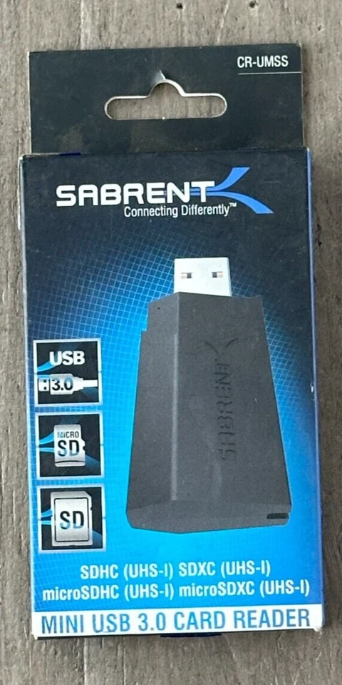 Sabrent Mini USB 3.0 Micro SD and SD Card Reader (CR-UMSS) - Image 3 of 4