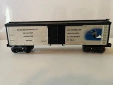 Lionel 19522  "GUGLIELMO MARCONI WIRELESS TELEGRAPH INVENTER" - O Gauge Reefer!