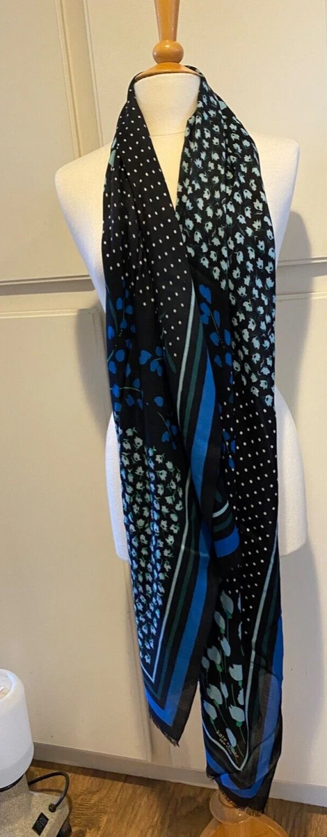 j press silk patchwork scarf