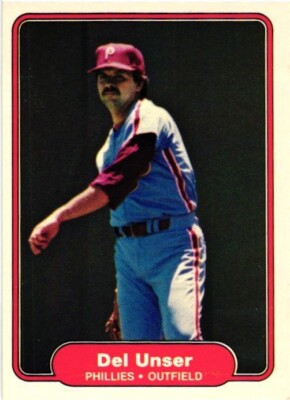 1982 FLEER BASEBALL CARD DEL UNSER #261 | eBay