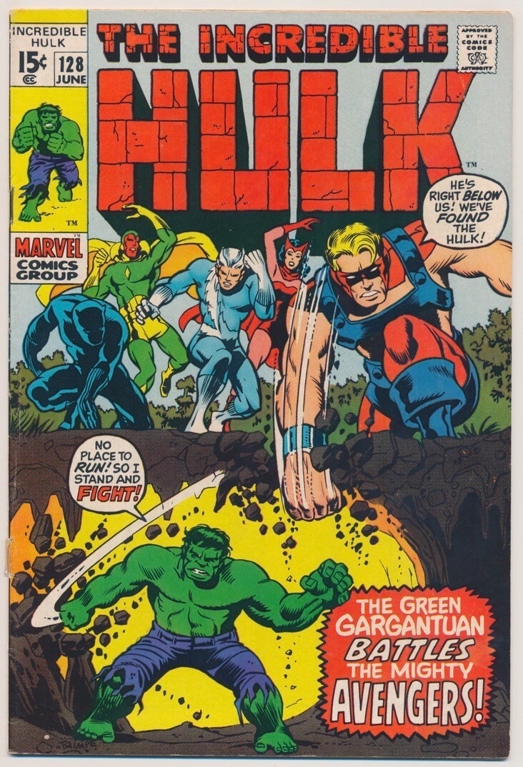 The Incredible Hulk #128 Comic Book - Marvel Comics! | eBay
