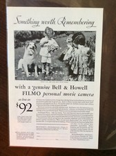 1931 vintage Original ad Bell  Howell Movie Camera fantastic condition