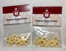 2x Pipers Choice 12 packs of Bagpipe Reed Absorb Disks 2 Packs 24 Total Disks 