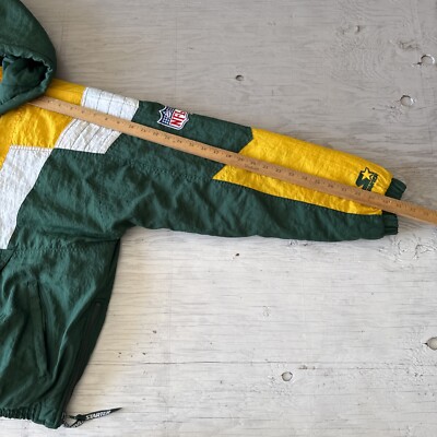 Veste Starter Vintage 90s Green Bay Packers - Taille Jeunesse XL - Voir Description
