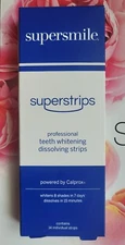 Supersmile Superstrips  Professional Teeth Whitening Dissolving Strips 14 Ct NIB