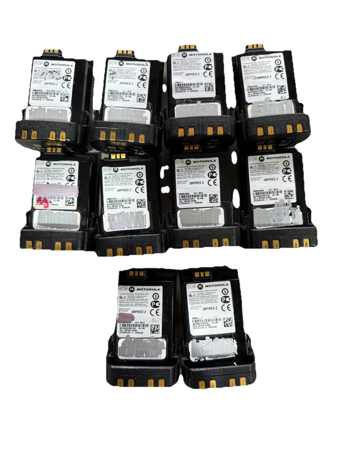 Motorola Battery PMNN4486A IMPRES for APX6000 7000 8000 3200 mAh Li-Ion