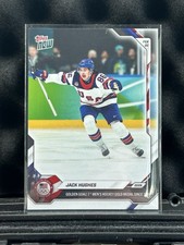 2026 Topps Now Jack Hughes Golden Goal QTY Base Card 2/22/26