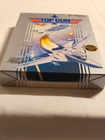 Top Gun (Nintendo NES) Excelente Estado CIB Completo con P&oacute;ster y M&aacute;s Probado