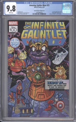 Amazing Spider-Man #23 CGC 9.8 Pastrovicchio Disney 100 Infinity Gauntlet 2023