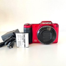 OLYMPUS STYLUS SZ-15 Red Digital Camera Tested Excellent Condition