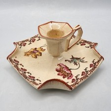 Bougeoir à main en faïence de …