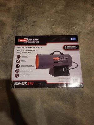 NIB Dyna-Glo LPFA43DGD Delux 37K– 43K BTU Portable Forced Air Propane Heater NIB - Image 1 of 3