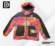 The North Face G Freedom Insulated Jacket Girls Medium 10 Radiant Poppy