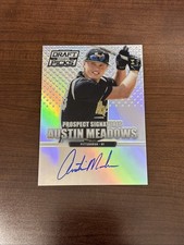 2013 Panini Prizm Perennial Draft Picks Silver Holo Austin Meadows #9 Auto 19bk