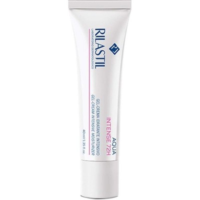 Rilastil Aqua Intense 72H Gel-Cream Intensive Moisturiser, Hypoallergenic, 40ml