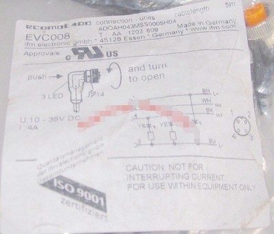 1PC New IFM EVC008 ADOAH043MSS005H04   #lk
