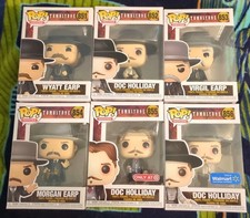 Tombstone Complete Lot Of 6 Funko Pop Figures NIB 851-856 Wyatt Virgil Docx3