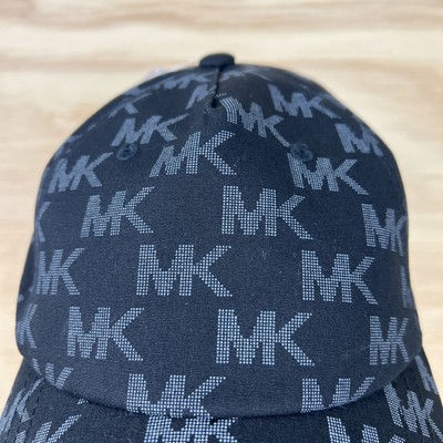 Michael Kors MK Logo Black Baseball Cap Hat One Size NWT  display picture 1