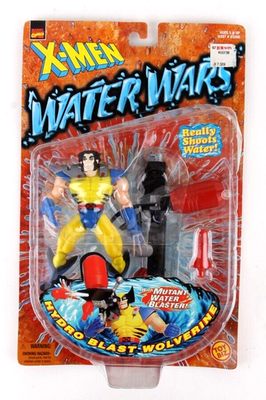 NEW 1997 Marvel X-Men Water Wars Hydro Blast Wolverine Action