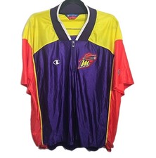 Vintage Champion WNBA Phoenix Mercury Basketball Quarter Zip T Shirt Womens XL