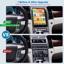 Tesla Style Car Screen Radio For Ford Taurus 2010-2019 Apple Carplay Android15