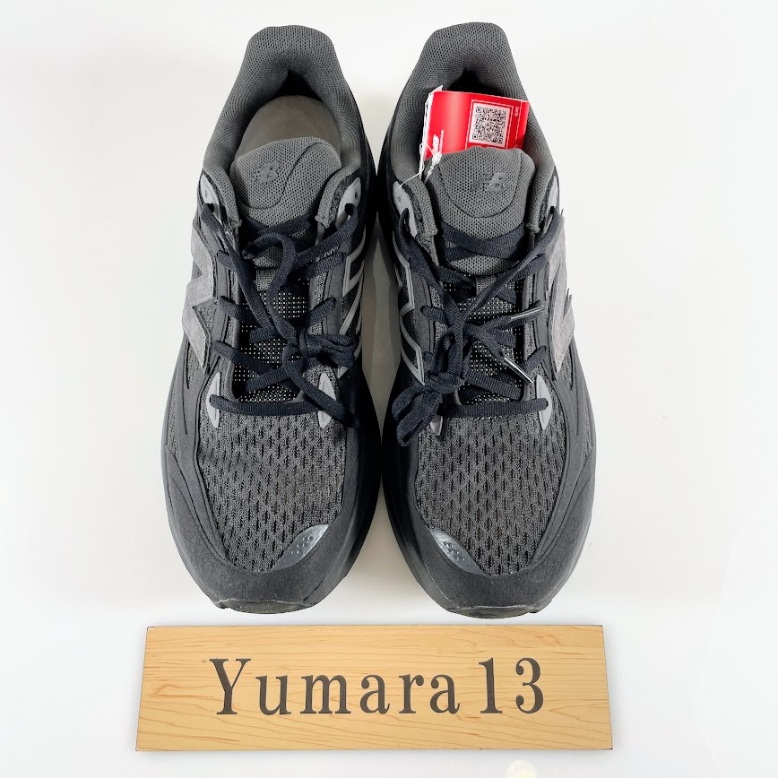 New Balance黒スニーカー　　FreshFoamTrainer 23cm New Balance Fresh Foam Trainer Black Cement Width D UTRNAB Men's