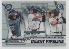 2020 Bowman Talent Pipeline Trios Chrome Julio Rodriguez Aaron Knapp 0fx6