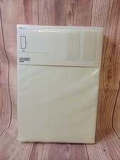 IKEA TIBAST 900.468.43 White 2-PC 57 x 98 each Drapery Panel Set